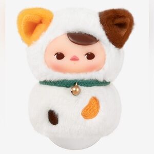 Pop Mart Pucky Roly-Poly Kitty Vinyl Plush in Calico